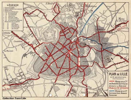Lille plan de réseau 12-1910